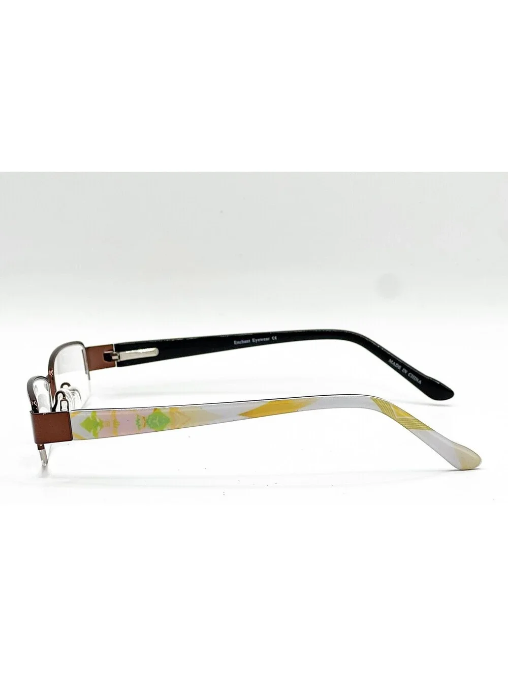 Enchant Eyewear Ee0974 M Brn Brown Authentic Eyeglasses 51-18-135